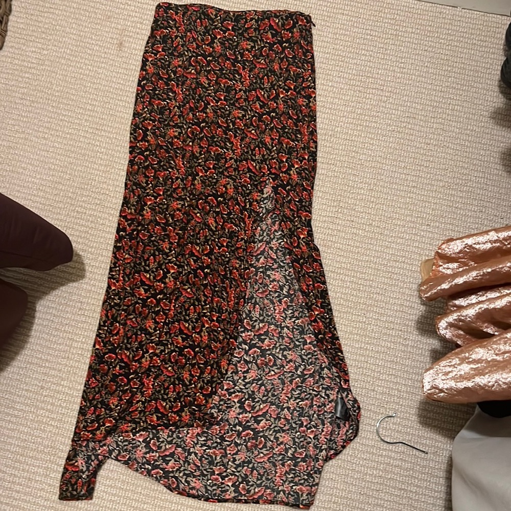 Urban Outfitters Rose Maxi Skirt